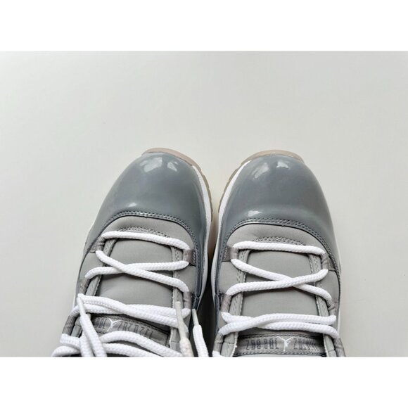NIB 2010 NIKE Air Jordan 11 Retro Cool Grey Leather Lace Up Sneakers, Size 11 - Picture 6 of 16